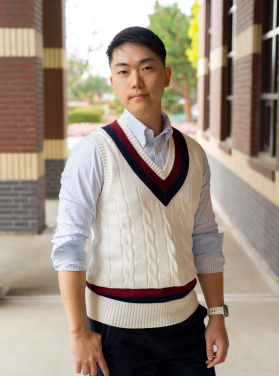 smiling Asian young man