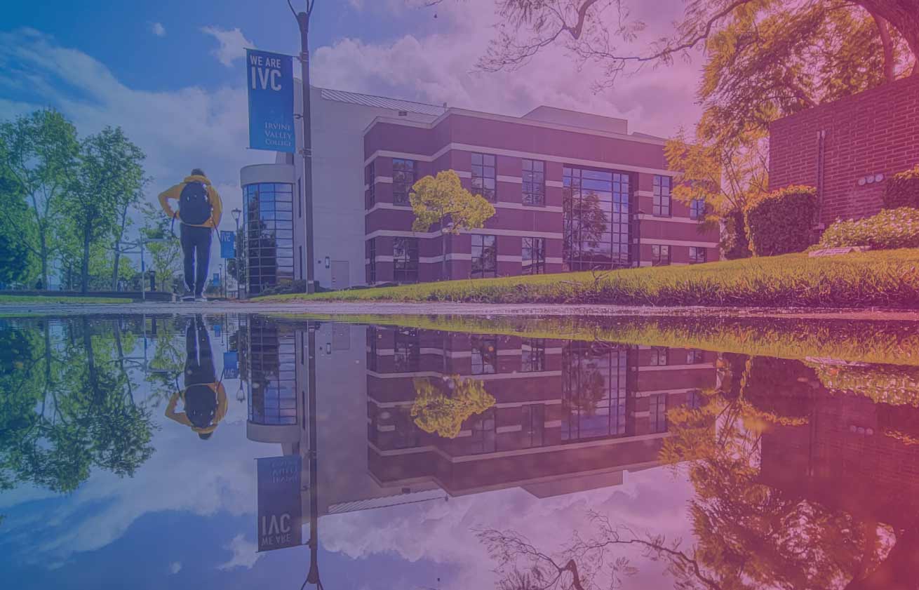 green campus with modern building